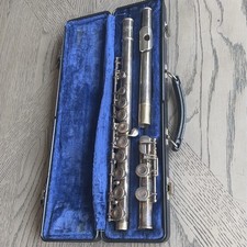 Selmer USA Flute Pre Owned USA SER 47099 Silver Finishing W/ Hard Case