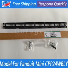 NEW In Box For Panduit CPP24WBLY 24Port Mini-Com Modular Patch Panel US