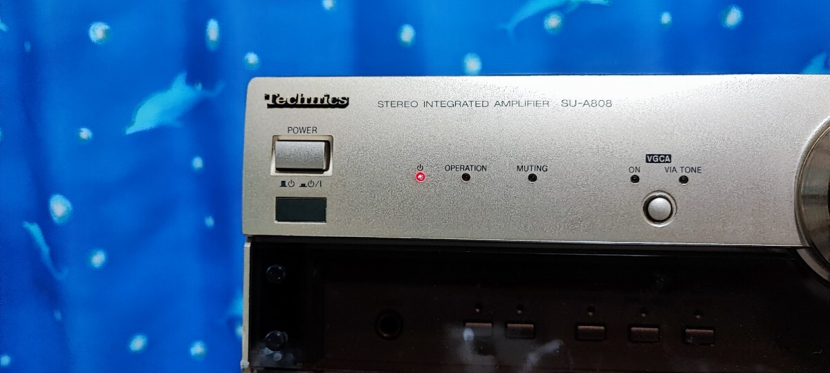 Technics SU-A808 Stereo Integrated Amplifier MOS-FET Silver 100V