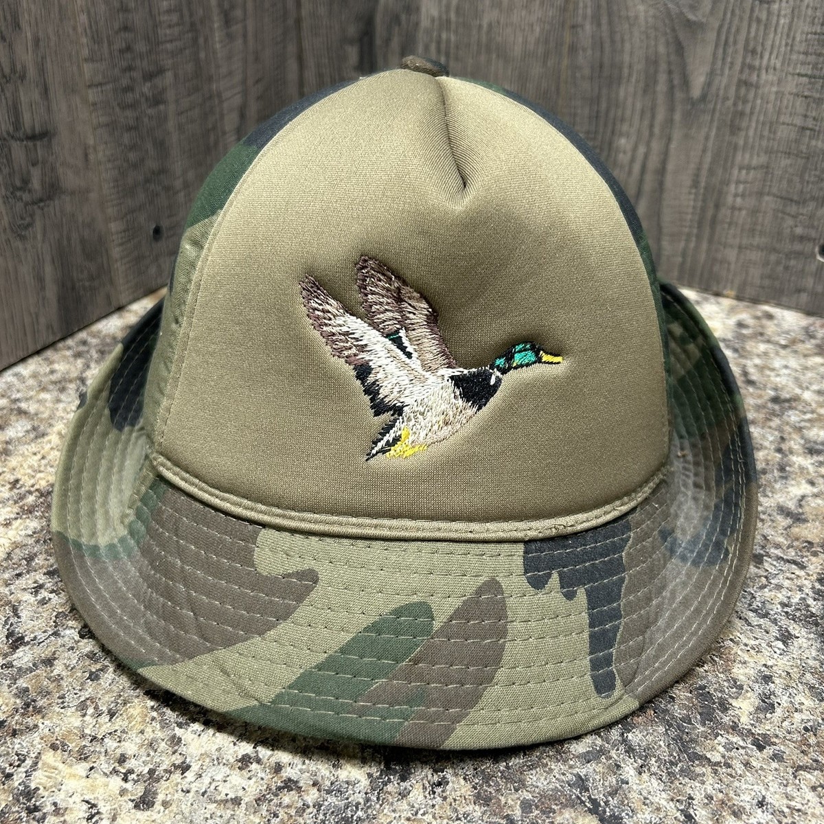 Camouflage Jones Hat Company Vintage Jones Style Mallard Camo