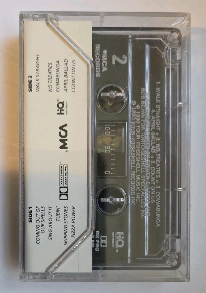 Vintage Teenage Mutant Ninja Turtles Coming Out of Their Shells (1990 Cassette) - Image 2 of 3