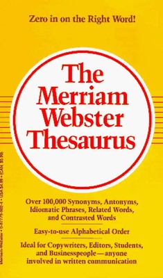 The Merriam - Webster Thesaurus - Merriam-Webster