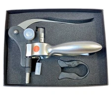 Leeds NWT Corkscrew Wine Bottle Opener Set In Original Gift Box