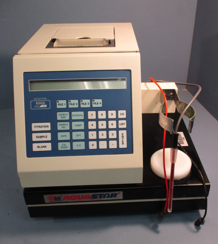 EM Science Aquastar C2000 Coulometric Moisture Titrator with Stirrer
