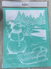NEW “Winter Wonderland ” Chalk Couture Chalk Transfer Stencil Size B