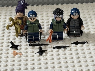 Custom Naruto Minifigure Lot   Anko, Yamato, Ibiki, Ebisu + Bonus