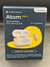 Audien ATOM PRO 2 Wireless Rechargeable OTC Hearing Aids