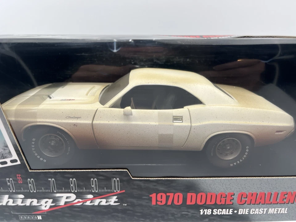 ERTL American Muscle Vanishing Point 1970 Muddy Dodge Challenger R/T, 1:18 scale - Image 3 of 4