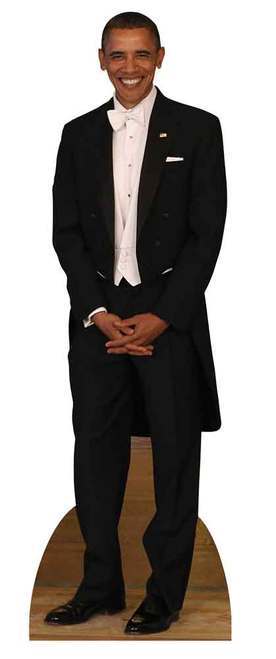 President Barack Obama Tuxedo Cardboard Cutout/Standup/Standee Political Theme