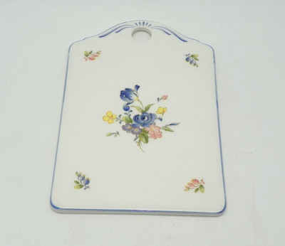 Frühstücksbrett, Brotbrett NIKKO Japan Porzellan Vanessa BLUE PEONY KEIN STEMPEL