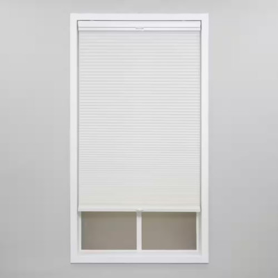 PERFECT LIFT White Cordless Filtering 3/8 in Top-Down Bottom-Up Shade 27 W  64 L