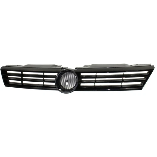 Chrome Trim Front Bumper Grille Fit 2011 12 13 2014 Volkswagen Jetta Upper Grill - Picture 2 of 16