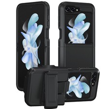 Rugged Shockproof Defender Case Cover For Samsung Galaxy Z Flip 6 with Belt Clip