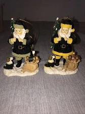 The Memory Company Pittsburgh Penguins & Pirates Lot Of Two Figurines Ornaments