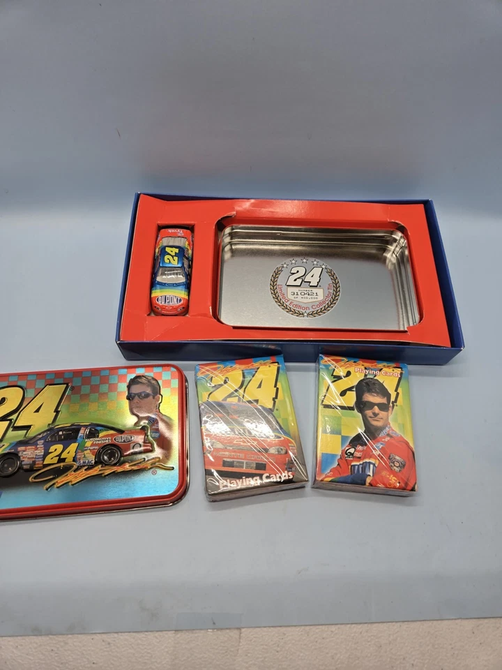 JEFF GORDON • Vintage 1999 Winner's Circle Numbered Collectible Tin, Cards, Car - Image 2 of 4