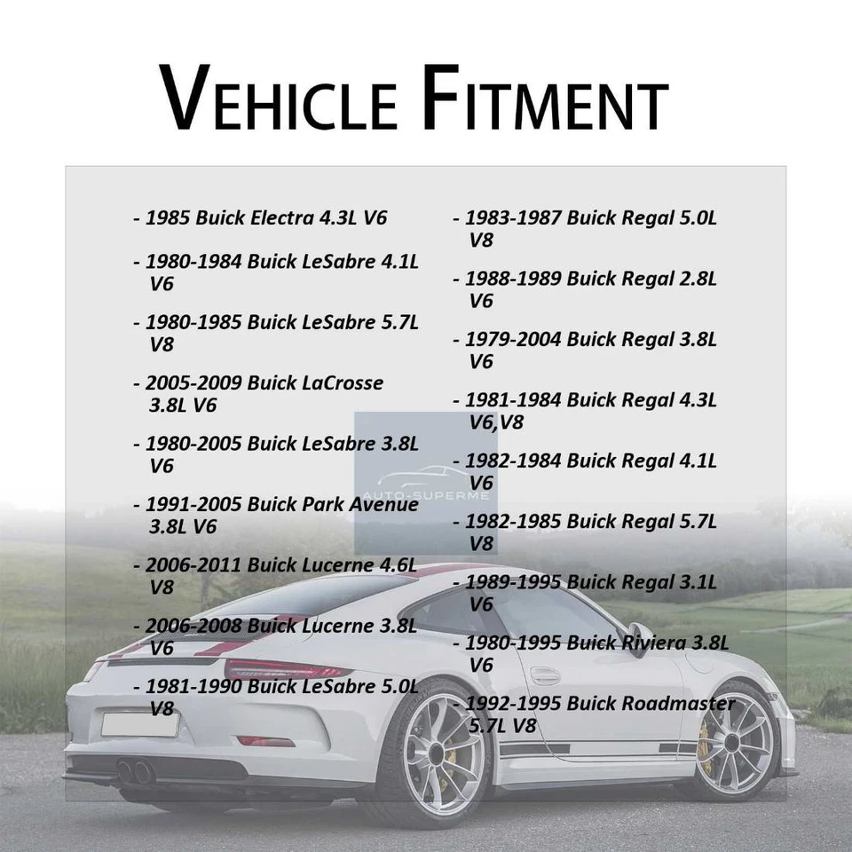 Sensor de temperatura do líquido de arrefecimento do motor para Buick Regal 4.3L 1981-1984 - Imagem 3 de 4