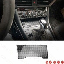 Para Volkswagen Jetta MK7 2019-23 consola central de fibra de carbono real moldura de cigarrillo