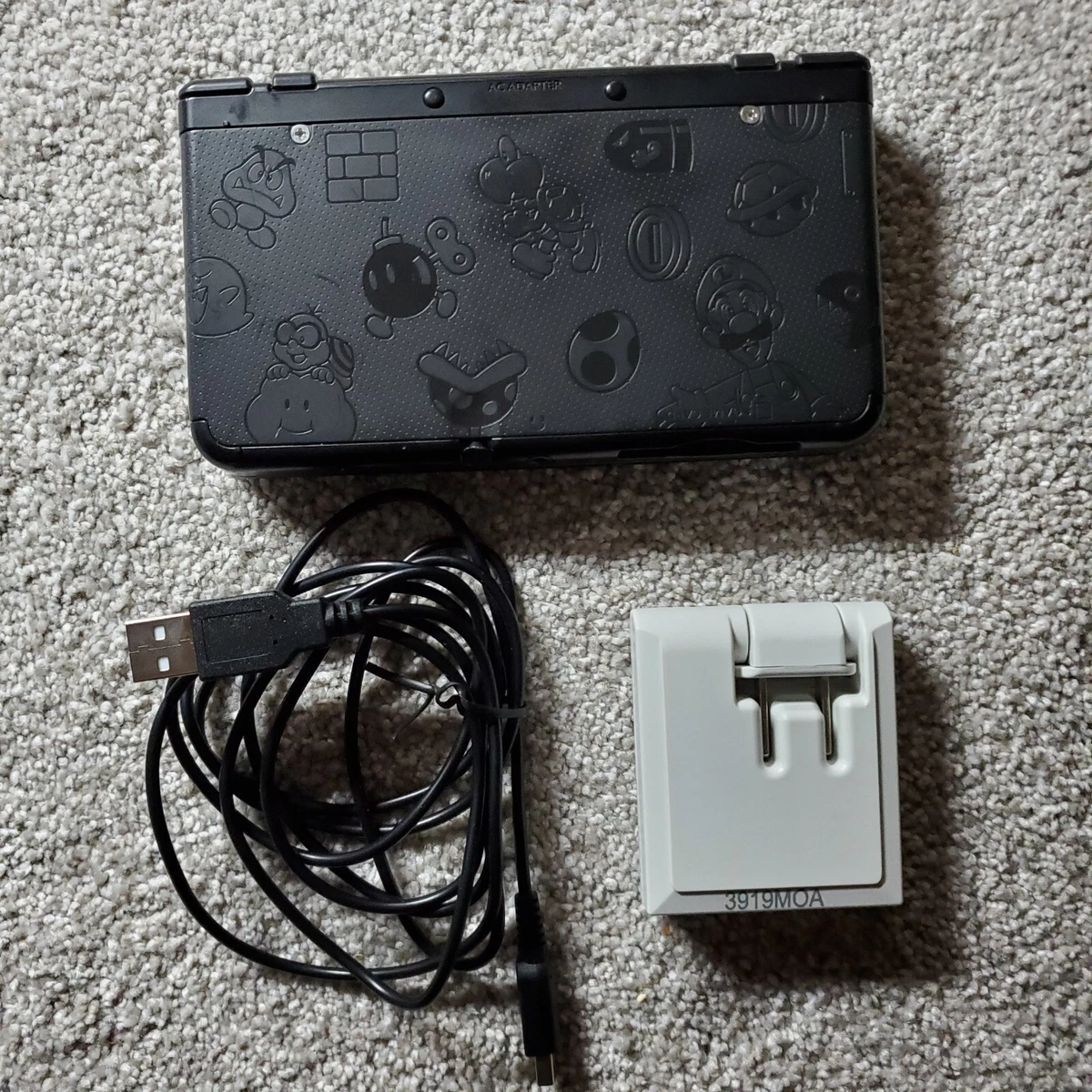 Nintendo New 3DS Super Mario Black Edition Handheld System Console