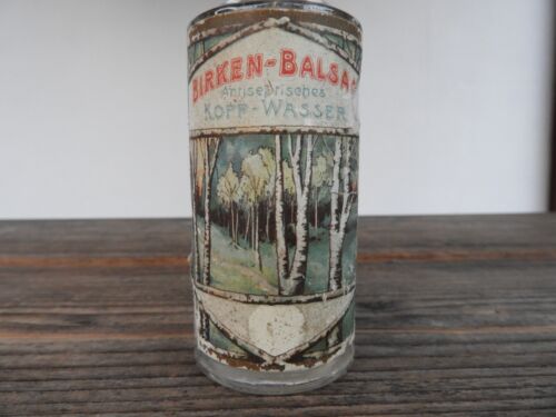ca. 1900 kl. FLASCHE BIRKEN BALSAM antiseptisches KOPF WASSER mit Verschluss - Bild 2 von 5