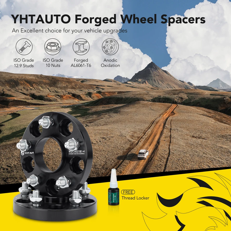 4 проставки для колес 5x4,5 5x114,3 12x1,25 66,1 мм 20 мм для Nissan Altima Infiniti - Изображение 2 из 4