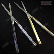 2 In 1 Gold Double Bladed Ninja Sword Staff Spear For Sale Online Ebay