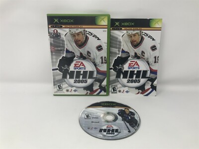 NHL 2005 - Microsoft Xbox OG - Complete in Box cib - Markus Naslund cover