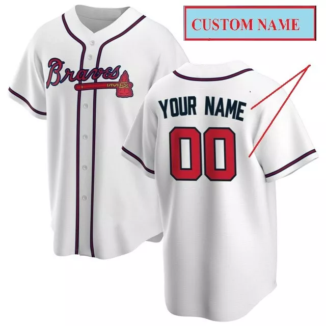 Atlanta Braves MLB Baseball Jersey Shirt Custom Name And Number For Fans