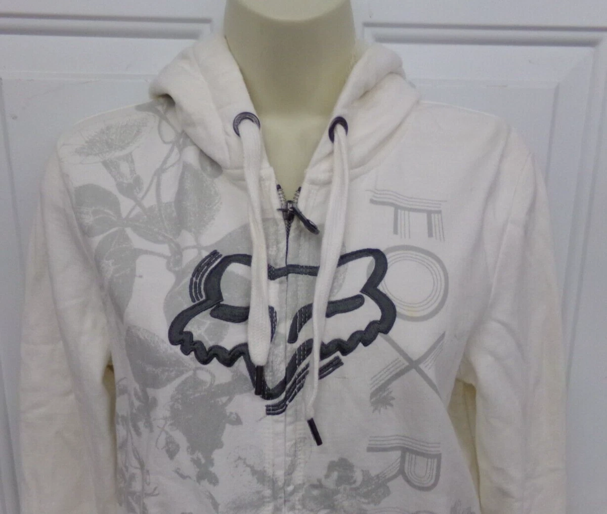 White fox racing hoodie sales