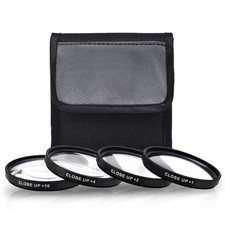 52mm 4 Piece HD Close-Up Filter Set for Nikon D7000 D5000 D3100 D3000 18-55mm