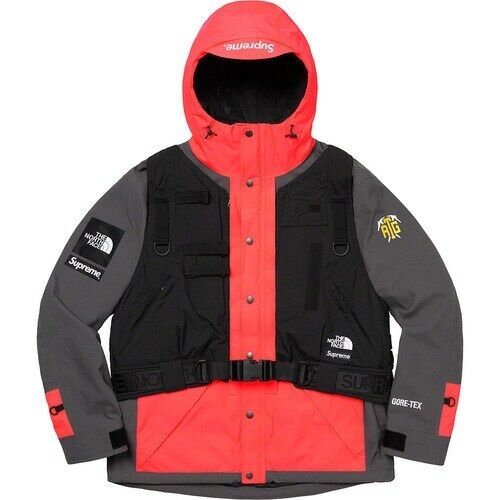 Supreme X The North Face RTG Jacket Vest - Bright Red - Size Supreme X The North Face RTG Jacket Vest - Bright Red - Size