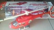 ELICOTTERO POMPIERI FIREFIGHTERSHELICOPTER HELICOPTERE POMPIERS BATTERY OPERATED