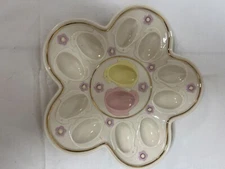 Lenox Easter Peeps Chick Deviled Egg Platter Pre-Owned