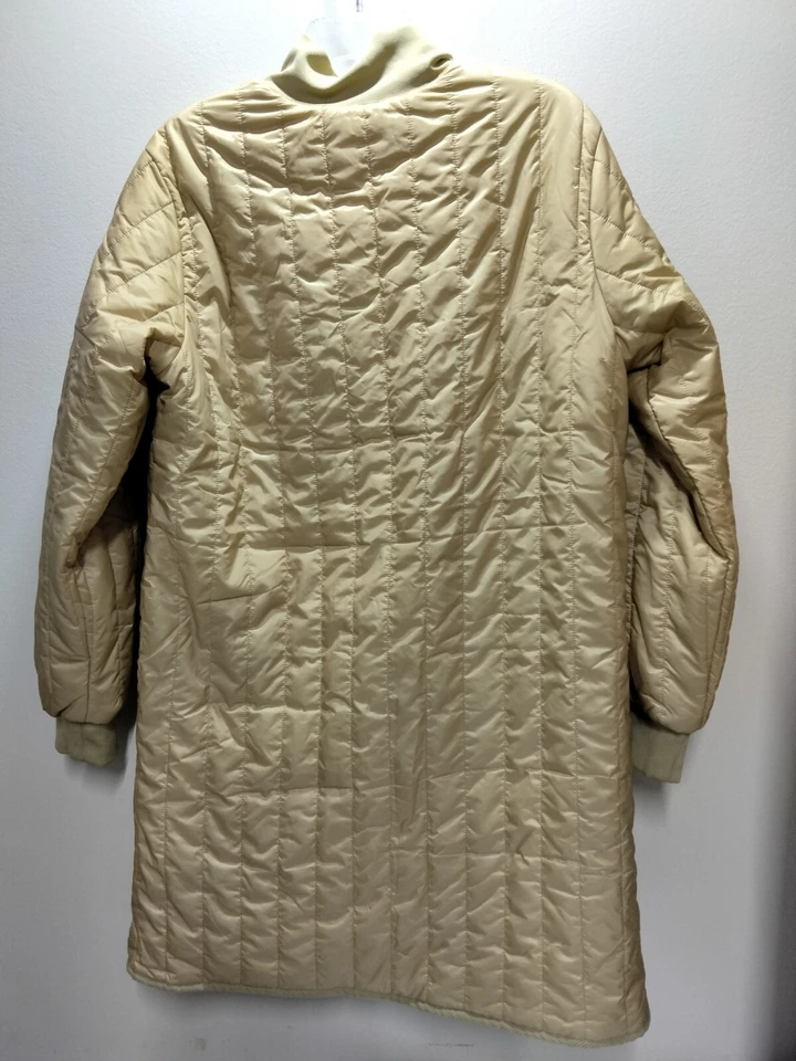 Abrigo Nike Para Mujer S Oro Amarillo Paquete Tecnológico Therma-Fit Línea Polar Calce Suelto Nuevo con Etiquetas Foto 4 de 4