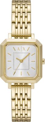 Sale⭐︎Giorgio Armaniベージュレザー首輪。　ダックスチャーム、 A|X Armani Exchange] Watch Leila AX5725 Women's Gold | eBay