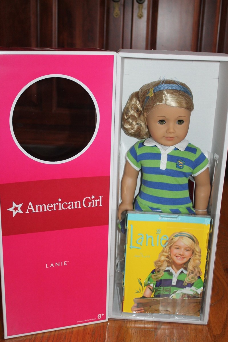 American Girl 2010 LANIE nature DOLL + BUTTERFLY and GARDEN OUTFIT
