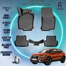 Custom Floor Mats Fits Audi Q2 2016-2025 TPE Rubber All Weather Protect Liners