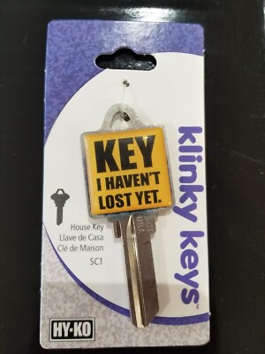 ''KEY I HAVEN'T LOST YET'' SCHLAGE SC1 KEYBLANK (DISCON.) - READ DETAILS BELOW