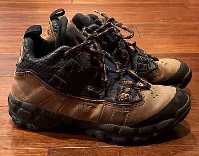 Reebok DRT2 Brown Blue Leather Women's 10 Retro Mountain