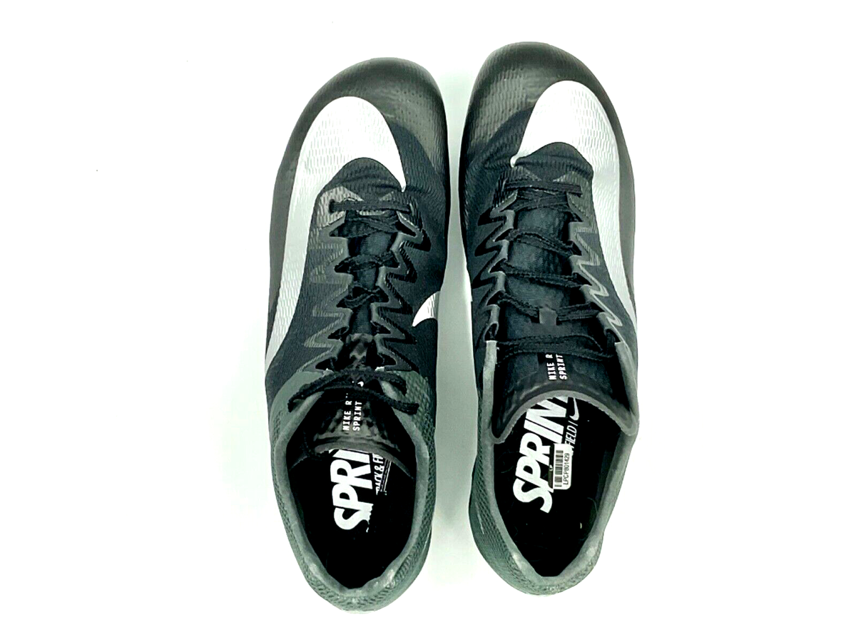Nike Unisex Zoom Rival Sprint Spikes M12/W13.5 Black 