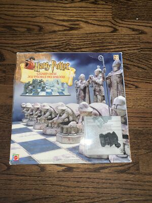 Harry Potter -Wizard Chess Set *COMPLETE* Mattel 2002 Board Game