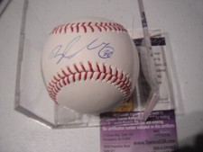 Brandon McCarthy Autographed ML Selig Baseball White Sox Rangers Cert JSA