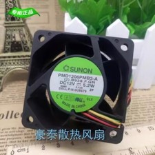 SUNON PMD1206PMB3-A 6038 DC12V 5.2W 0.43A 6CM 3-Wire Server Cooling Fan