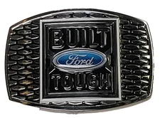 Ford Built Tough Belt Buckle Officially Lic. Product Spec Cast NOT MADE ANYMORE!