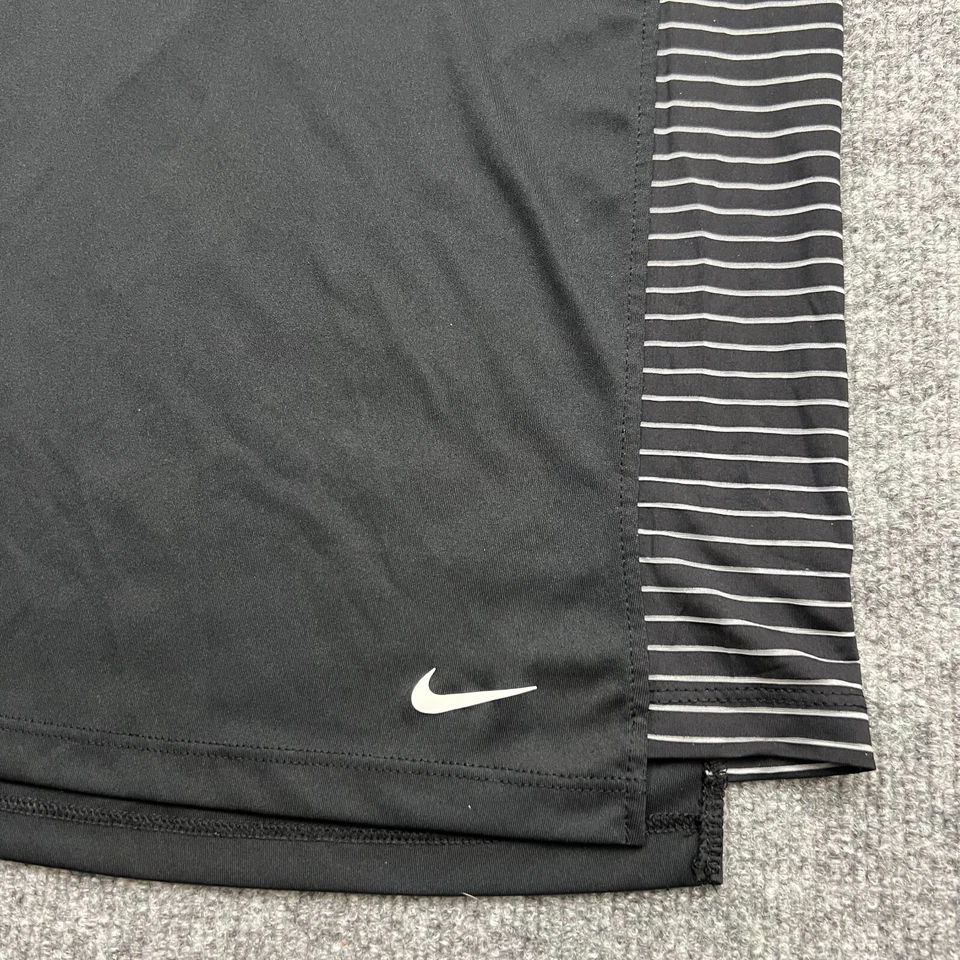 Vestido para mujer Nike Swim Cover Up M Essentials sin mangas con capucha negro Foto 3 de 4