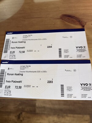 2 Tickets Ronan Keating Dresden 