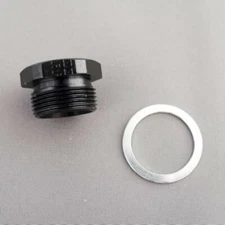 491980-BL Fragola 7/8" -20 Holley Fuel Bowl Inlet Plug Block Off Fitting Black