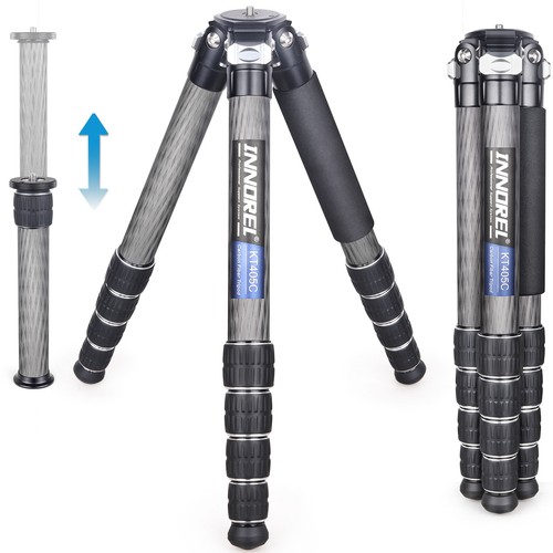 INNOREL KT405C 5 Sections Compact Carbon Fiber Camera Tripod for Digital DSLR - Picture 9 of 23