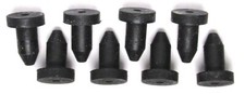  Lot of 8 SKYLETY Kayak Drain Plug Silicone Scupper 0.5" x 1.25" Black >NEW<