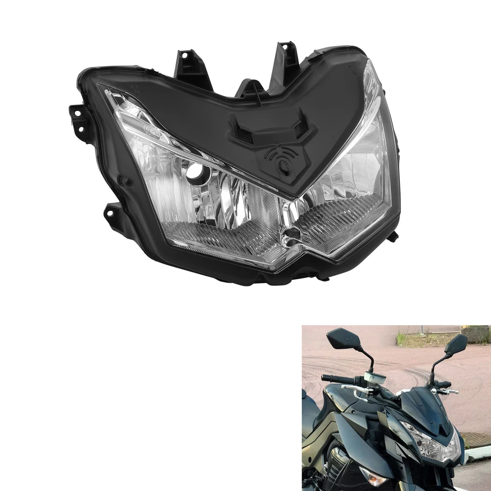 Conjunto de lámpara de faro delantero apto para Kawasaki Z1000 Z 1000 2010-2013 2011 2012 Foto 2 de 4