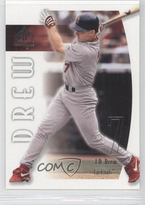 2002 SP Authentic JD Drew #55 0x9